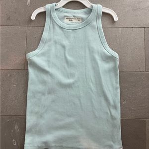 Abercrombie Kids Light Teal Racerback ribbed Tank